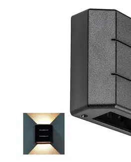 Svietidlá Rabalux 7319 - LED Vonkajšie nástenné svietidlo LIPPA LED/6W/230V IP54 čierna 7319