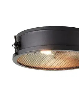 Svietidlá Brilliant - Stropné svietidlo ZOIS 2xE27/28W/230V pr. 34 cm čierna 4004353382673
