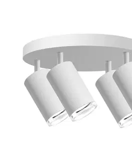 Svietidlá  LED RGBW stmievateľné kúpeľňové bodové svietidlo TURYN 4xGU10/4,8W/230V IP44 biela SA1911+4xAI2382