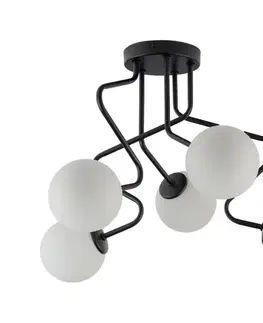Svietidlá  Luster na tyči ZIGZAG 5xG9/12W/230V čierna 33294