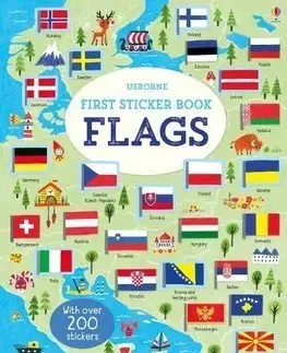 V cudzom jazyku First Sticker Book Flags - Holly Bathie,Hui Skipp