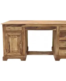Písacie a pracovné stoly Písací stôl 160x80x76 indický masív palisander
