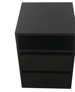 Vybavenie skríň Zásuvkový modul do skrine čierna