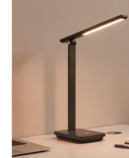 Lampy Eglo 900957-LED Stmievateľná nabíjacia stolná lampa INIESTA 3,6W/5V 1800mAh šedá 900957