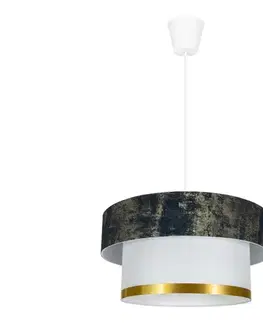 Svietidlá HEXE Luster na lanku RESSA 1xE27/60W/230V zelená 0314