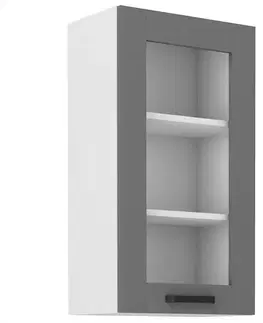 Kuchynské skrinky visiace Kuchynská skrinka Luna dustgrey/biela 40GS-90 1F