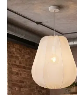 Svietidlá BRILAGI - LED luster na lanku ARVEN 1xE27/8W/230V pr. 37 cm biela 8590828052692