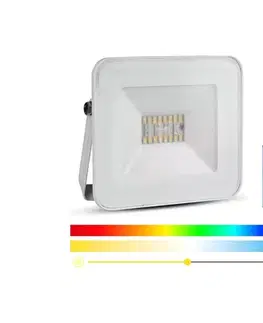 Svietidlá  LED RGB Inteligentný stmievateľný RGB reflektor LED/20W/230V IP65 biela 5984