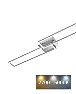 Svietidlá Brilo - LED Stmievateľný prisadený luster FRAME 2xLED/20W/230V + DO 3145-018