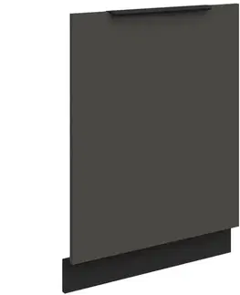 Dvierka a čelá zásuviek pre kuchynske skrinky Dvierka na umývačku Zm Aria-Gr/Bl Anti Fingerprint 713x596