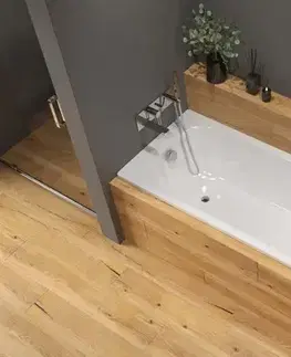 Vane Obdĺžniková vaňa SAT Vivien 160x70 cm smaltovaná oceľ ľavá aj pravá SATVIVI160SIP SATVIVI160SIP