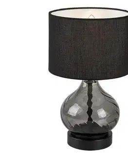 Lampy Rabalux 74034 - Stolná lampa PIRELO 1xE14/25W/230V dymová 74034