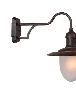 Záhradné lampy Lucide 11871/01/97 - Vonkajšie nástenné svietidlo ARUBA 1xE27/24W/230V 11871/01/97