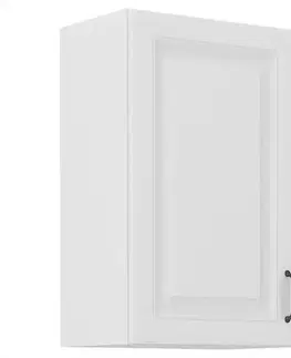 Kuchynské skrinky visiace Kuchynská skrinka STILO biely mat/biely 45g-72 1f