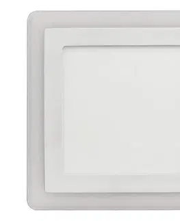 Svietidlá APLED -LED Kúpeľ. podhľadové svietidlo SQUARE DUO LED/16W/230V 19,5x19,5 cm biela 133-0185