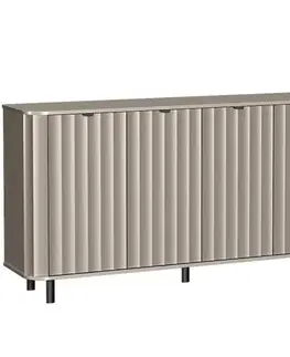 Komody so zásuvkami a dvierkami Komoda Novado 2nv 180 Clay Gray