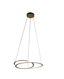 Stropná svetla EDEN lampa wisząca złoty 32W LED 3000, 4000, 6000K osłonka biała