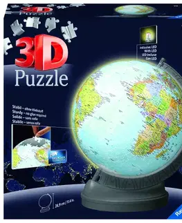 Limitovaná edícia Ravensburger 3D Puzzle-Ball Svietiaci glóbus 540 Ravensburger