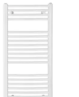 Radiátory do kúpeľne AQUALINE - ORBIT-E elektrické vykurovacie teleso, oblé, 450x960 300 W, biela ILEO94T