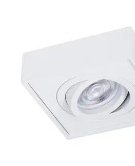 Svietidlá  Podhľadové bodové svietidlo NUSA 1xGU5,3/MR16/50W/12V hranatý biela ML0039