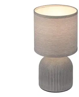 Lampy Brilo - Stolová lampa INO 1xE14/10W/230V sivá 7538014