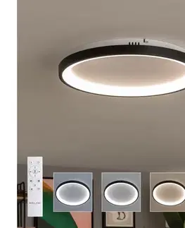 Svietidlá BRILAGI -LED stmievateľné stropné svietidlo FALCON SLIM LED/42W/230V priemer 50 cm čierna+DO BRX1330-500/CR