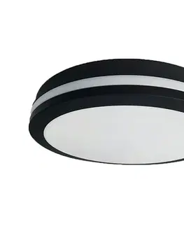 Svietidlá  LED Vonkajšie stropné svietidlo MARLON LED/12W/230V 4000K IP54 čierna EKP0474