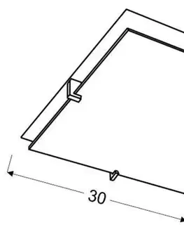 Stropná svetla Stropné svietidlo Ficus Ceiling E27 chróm