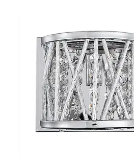 Svietidlá LUXERA  - Nástenné svietidlo STIXX 1xG9/33W/230V strieborná 