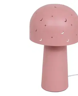 Lampy Atmosphera - Detská stolná lampa STARRY MUSHROOM 1xE14/25W/230V ružová 211060
