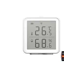Meteostanice, teplomery a vlhkomery  Bezdrôtový teplomer s vlhkomerom 3xAA Wi-Fi Tuya T175