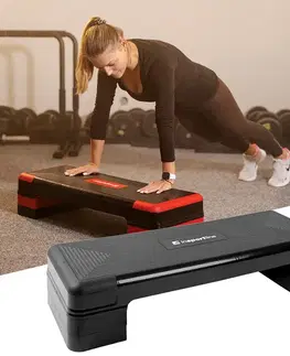 Step mostíky Aerobic step inSPORTline AS250 čierna