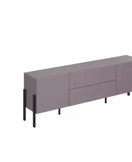 TV stolíky DEKTON 40 televízny stolík, slivka