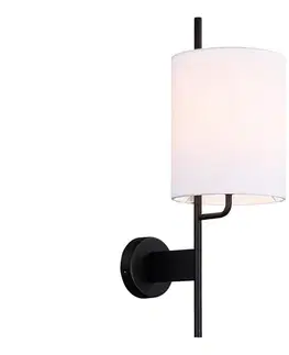 Svietidlá  Nástenná lampa TOKYO 1xE27/40W/230V čierna/biela 50401137
