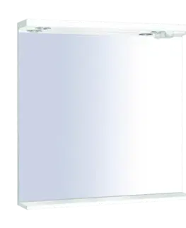 Kúpeľňové zrkadlá Zrkadlo s osvetlením Keramia Pro 80x80 cm biela PROZRCK80IP PROZRCK80IP