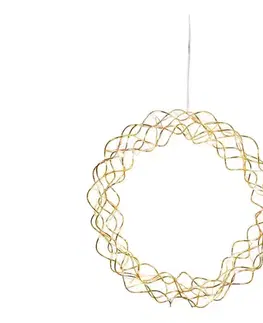Vianočné dekorácie Eglo 411014 - LED Vianočná dekorácia CURLY 30xLED/0,064W/3/230V mosadz 411014