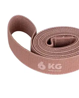 Ostatné fitness náradie Posilňovacia guma inSPORTline Rand Medium vintage ružová