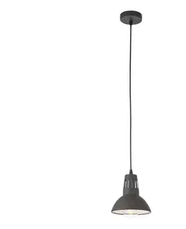 Svietidlá Redo 01-1279 - Luster na lanku PEEP 1xE27/42W/230V pr. 16,5 cm čierna 01-1279
