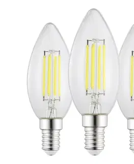 Žiarovky SADA 3x LED žiaroviek VINTAGE C35 E14/2,2W/230V 2700K - Eglo 110439 110439