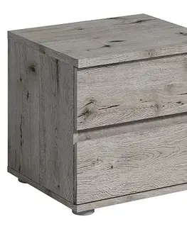 Nočné stolíky KONDELA Togos nočný stolík (2 ks) dub welington