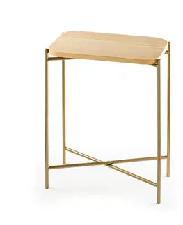 Konferenčné stolíky Odkladací stolík Same Gold and Natural