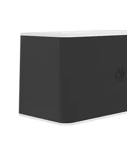 Svietidlá Eglo 75873 - LED stmievateľné vonkajšie nástenné svietidlo VALGIANO LED/5W/5V 2000 mAh IP44 čierne 75873