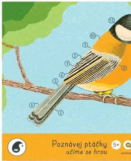Nalepovačky, vystrihovačky, skladačky Poznávej ptáčky - omaľovanka pracovný zošit (Pipasik)