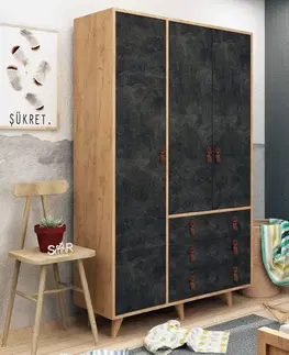 Šatňové skrine Šatníková skriňa Chunky
