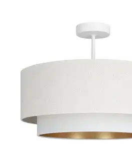 Svietidlá  Prisadený luster NATIA 1xE27/60W/230V pr. 45 cm biely H0201