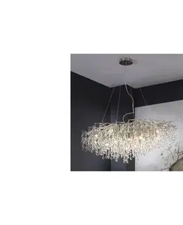 Svietidlá Paul Neuhaus 2031-55 - Luster na lanku ICICLE 15xG9/40W/230V 75x150 cm chróm 2031-55