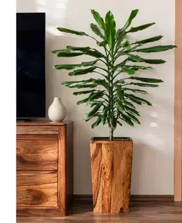 Doplnky Kvetináč Kali indický masív palisander