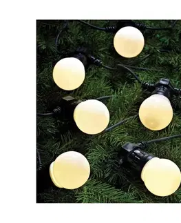Vianočné dekorácie Markslöjd 703180 - LED Vianočná vonkajšia reťaz DAKKE 10xLED 7,5m IP44 teplá biela 703180
