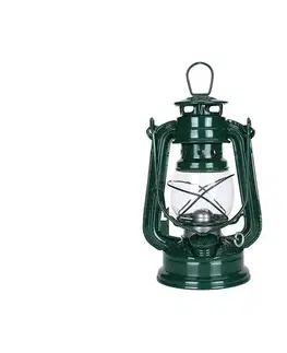 Lampy BRILAGI - Petrolejová lampa LANTERN 19 cm zelená PGRE19