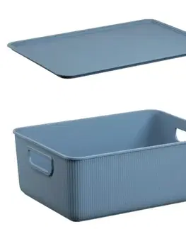 Boxy na skladovanie PLAST TEAM - Košík úložný 10l Akita modrý